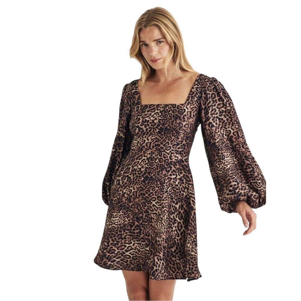 Nobody's Child Womens/Ladies Loredna Leopard Print Mini Dress / Brown